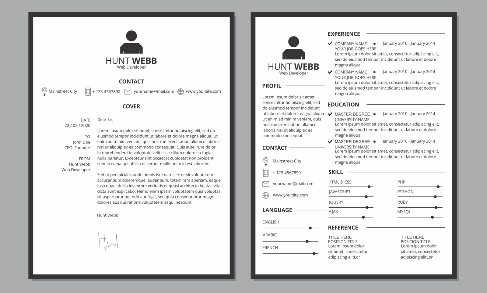 Part-Time Job CV Template